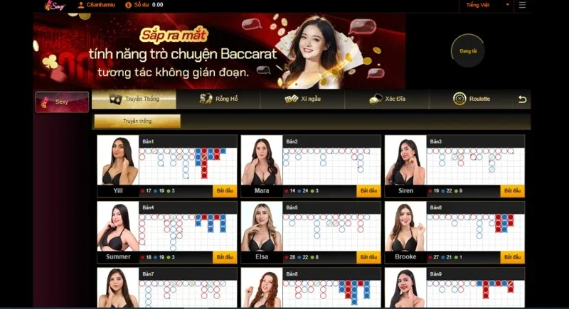 Giới thiệu siêu phẩm Casino ChoangClub Live WM