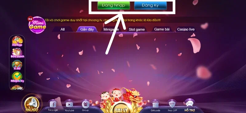 Các thủ tục chuẩn bị cho quá trình đăng ký ChoangClub