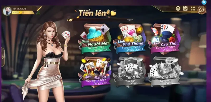 Game dân gian choangclub Tiến Lên Miền Nam 